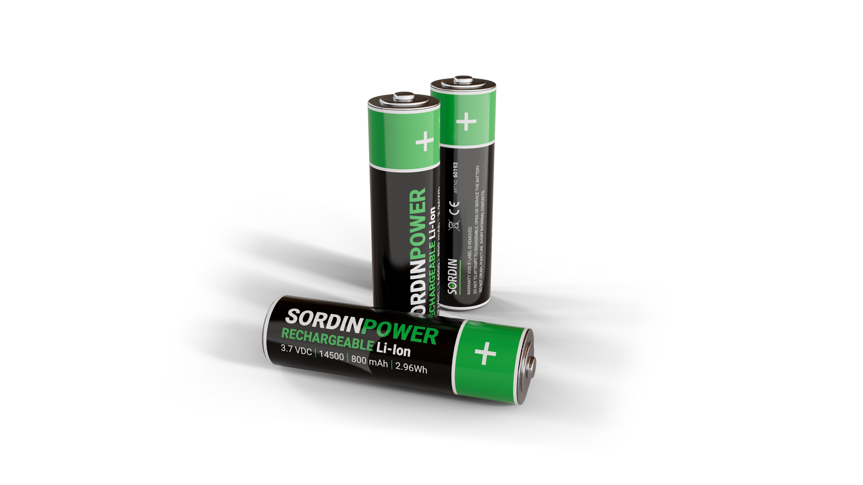 Sordin Power Battery 14500 rechargeable Li-ion 3.7 V