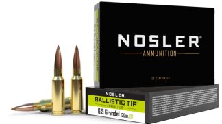NOSLER 6.5MM GRENDEL 120GR BALLISTIC TIP (20 CT.)