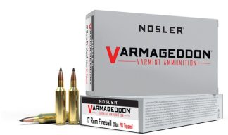 NOSLER 17 REM FIREBALL 20GR FB TIPPED (20 CT.)