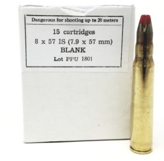 PRVI 8 X 57 BLANKS 15ROUNDS PER BOX