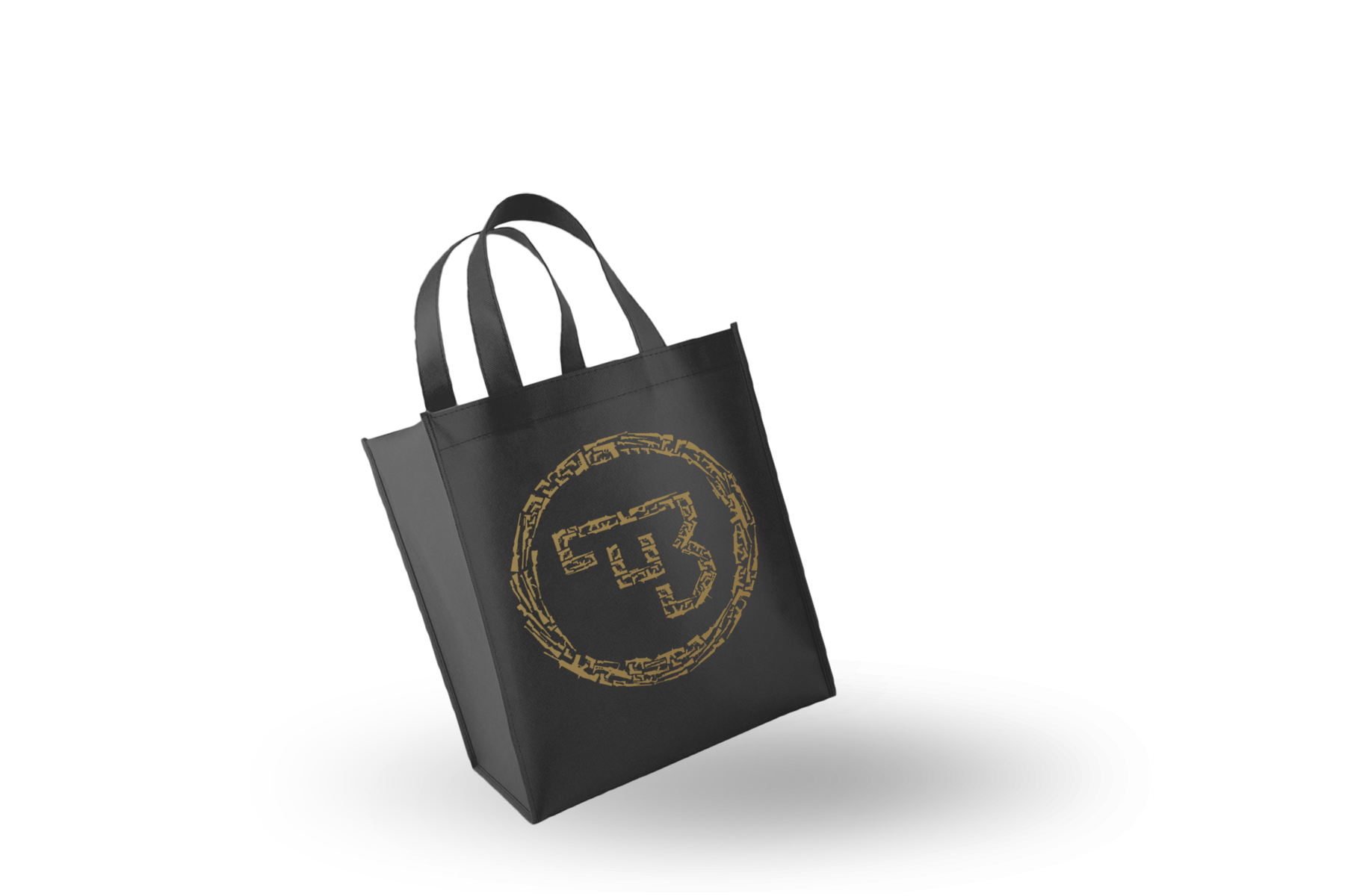 CZ HANDBAG GOLD CZ LOGO