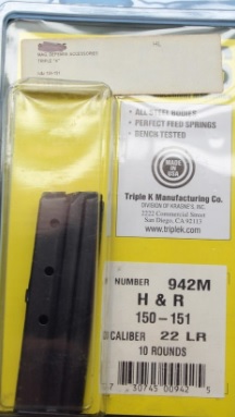 Triple K H&R 150-151, 22LR 10 Rd. Magazine