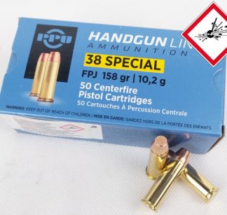 PRVI  c.38 Spec. 158gr FPJ 50 Rnds
