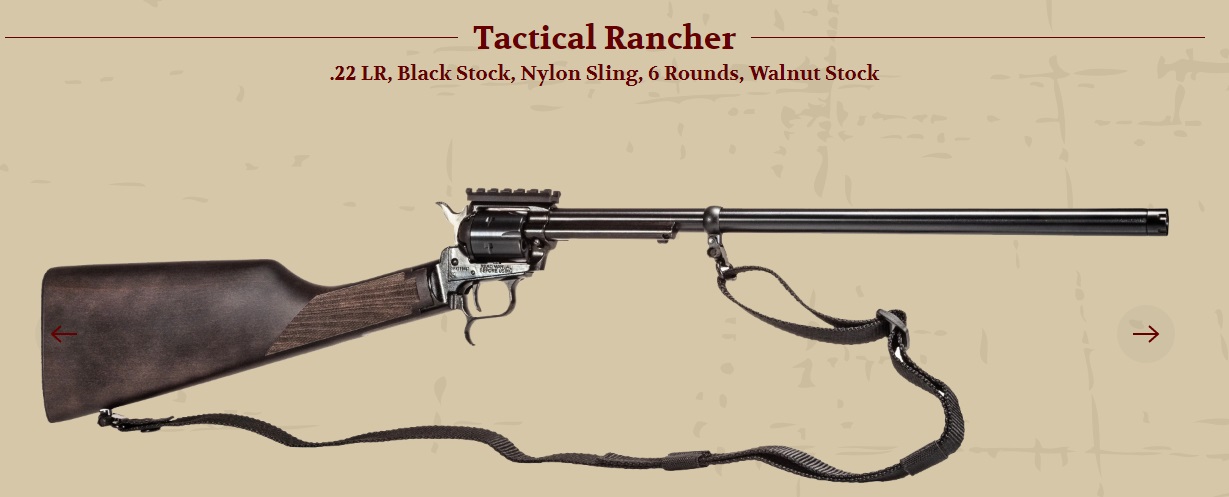 Heritage c.22 LR 16.1″ Tactical Rancher PICATINNY Rail