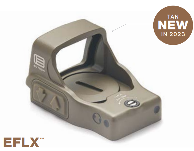 EOTECH EFLX MINI RED DOT SIGHT 3 MOA DOT TAN/FDE