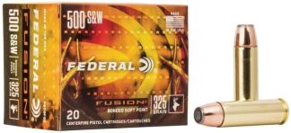 FED c.500 S&W 325GR FUSION