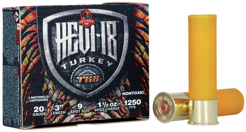 HEVI SHOT TSS TURKEY 20 GA-3”, #9, 1.5 OZ