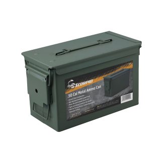 SCORPIO METAL AMMO CAN 50 CAL