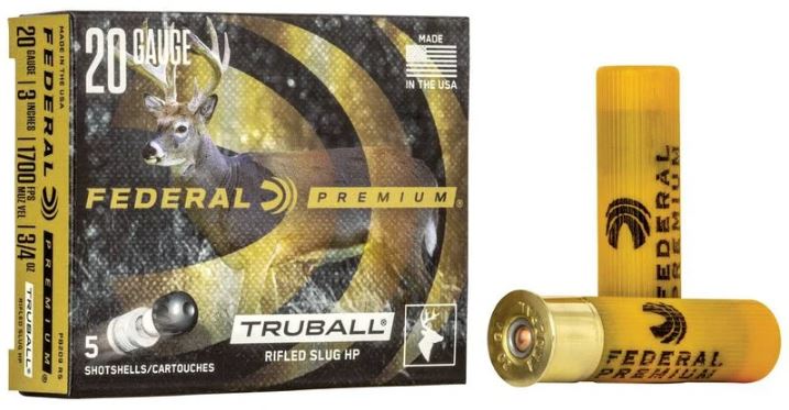 FED. PREM. VITAL SHOK 20GA 3” MAX 3/4 OZ TRUBALL HP