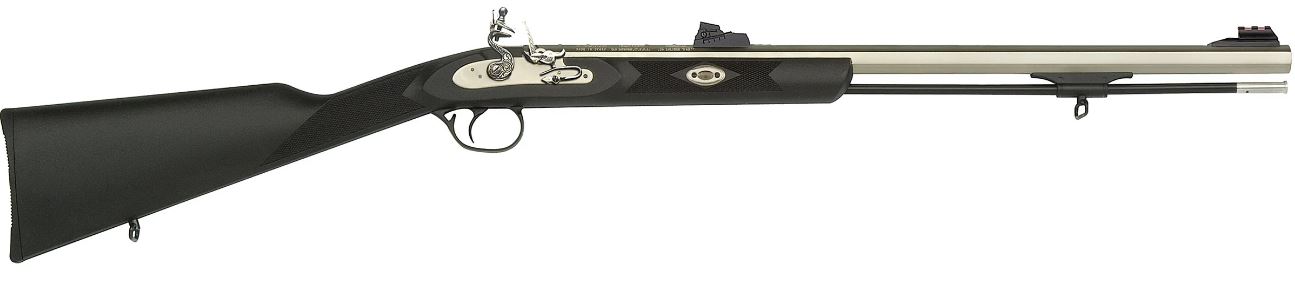 TRADITIONS SYN. BLACK / FLINT/.50 / 24” CERAKOTE