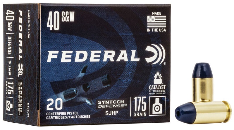 FED 40 S&W 175GR SYNTECH DEFENSE SJHP