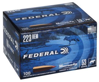 FED 223 REM 53GR HORNADY V-MAX BULK
