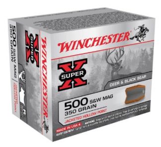 WINCHESTER S&W 500 AMMO 350GR JHP 20RDS