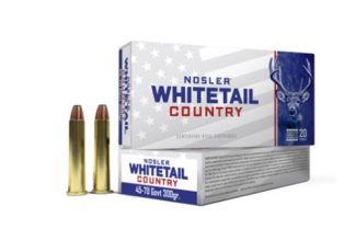 NOSLER WHITETAIL COUNTRY 45-70 GOVT 300 GR SW (20ct)