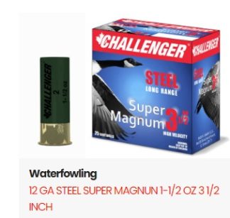 CHALLENGER (50201) 12GA. 3 1/2” 1 3/8OZ. #1