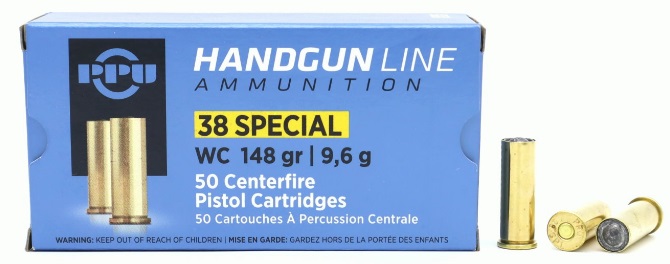 PRVI  c.38 SPECIAL 148gr WC 50 Rnds