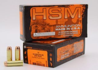HS MUNITIONS 44 MAGNUM 240 GR PLATED FP