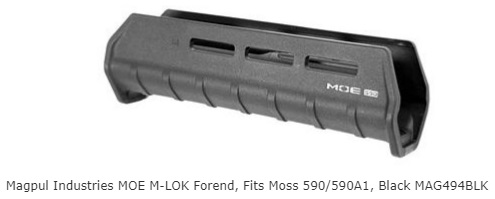 MAGPUL MOE M-LOK FOREND – MOSSSBERG 590/590A1 – Black