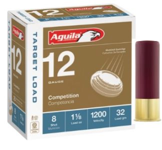 AGUILA 12GA 2-3/4” 1-1/8OZ HEAVY 1200FPS #8