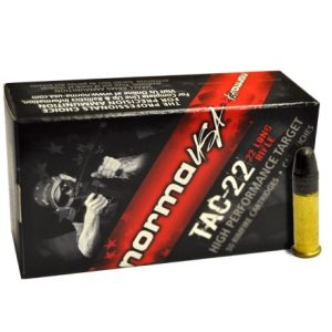 NORMA TAC-22 LONG RIFLE 40gr Lead Round Nosern50 rd box