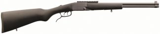 CHIAPPA 410/22LR DOUBLE  BADGER RIFLE  19'' DARK FINISH