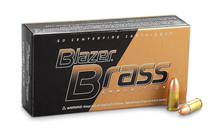 BLAZER 9MM LUGER 115GR FMJ BLAZER BRASS 1000RD BOX LOOSE