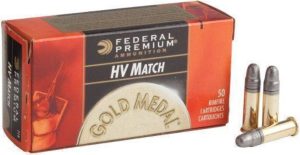 FED. c.22 LR GOLD MEDAL  TARGET HV MATCH
