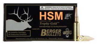 HS MUNITIONS 6.5 CREEDMOOR 130 GR MATCH HUNTING VLD