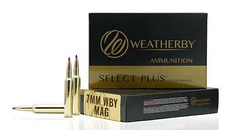 WEATHERBY 7MM WBY MAG 7MM WBY 160 GR SWIFT A-FRAME