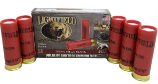 LIGHTFIELD 12 GAUGE 2 ¾” NOVA DR BLANK CONCUSSION ROUND/5 RO