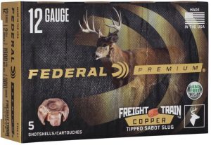 FED 12GA 2-3/4"  300GR FREIGHT TRAIN COPPER SABOT SLUG