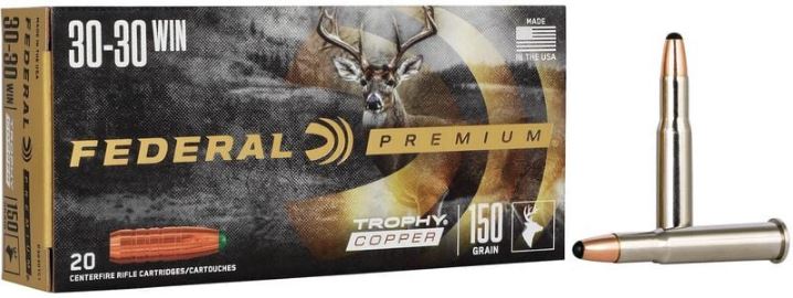 FED. PREM. c.30-30 WIN. 150 GR TROPHY COPPER