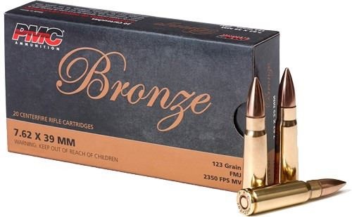 PMC 7.62X39 MM 123GR FMJ 20 PK