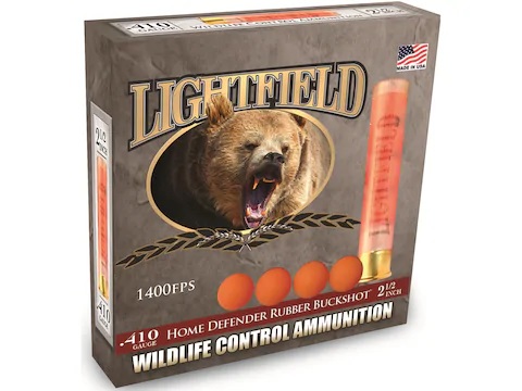 LIGHTFIELD .410GA 2½” 4 BALL RUBBER BUCK