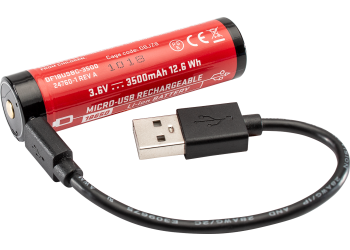 SUREFIRE 18650 LI-ION RECHARGABLE BATTERY MICRO USB