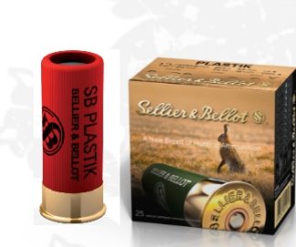 S & B 12 ga. 2-3/4” 1 1/4oz #4 LEAD 25 rds