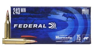 FED 243 WIN 75GR HORNADY V-MAX