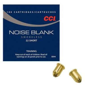 CCI c. 22 SHORT BLANKS 100 rds