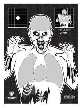 TRIUMPH SHOT SEEKER VISUAL VITAL ZOMBIE TARGET