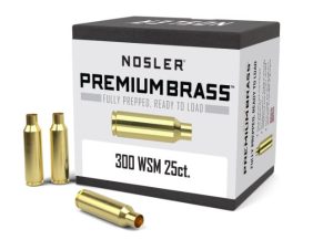 NOSLER 300 WSM (25 CT.) Brass only