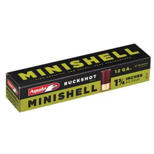 AGUILA MINISHELL 12 GA 1 3/4” 5/8 OZ 4BUCK 25 ROUNDS