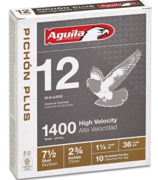 AGUILA 12ga 2-3/4” 1-1/4oz 1400fps #7.5 10pk PIGEON PLUS