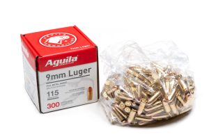 AGUILA 9MM FMJ 115 GR 300 ROUNDS BULK PACK