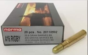 NORMA .416 RIGBY 400gr BARNES