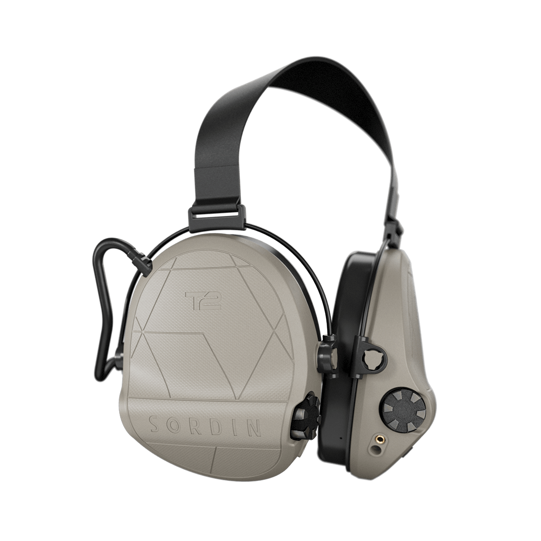 Sordin Supreme T2 Tan Neckband Memory Foam