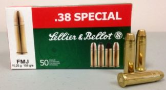 S & B 38 SPE 158GR. FMJ