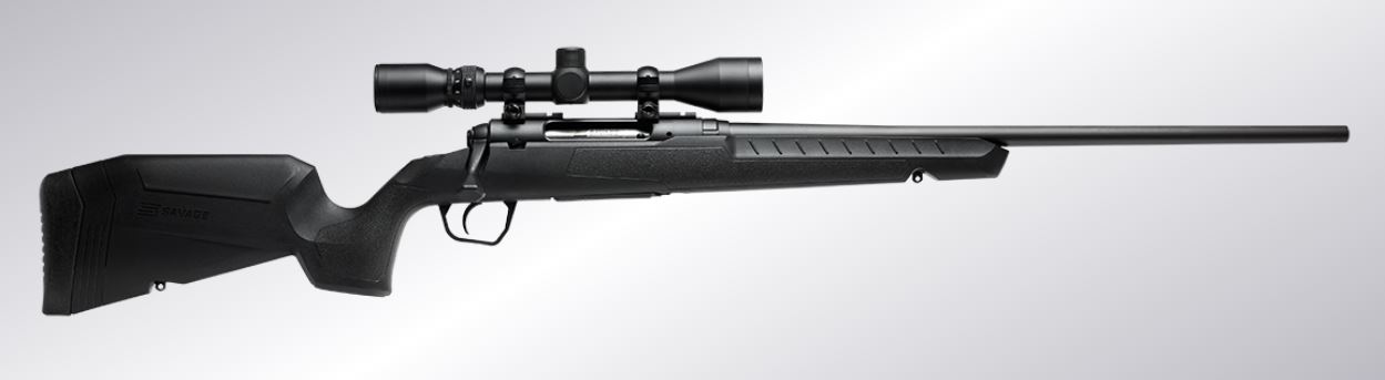 SAVAGE AXIS XP COMPACT 243 WIN 20″ BLACK SYNTHETIC
