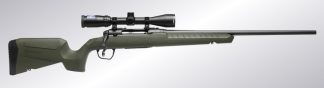 SAVAGE AXIS 2 XP GREEN COMPACT 243 WIN 20" OD GREEN SYNTHETI