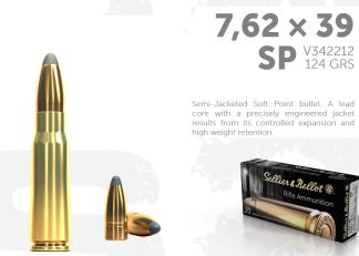 S & B c.7.62X39 124gr. SP