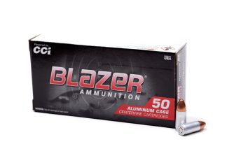CCI c. 9MM 115 gr. FMJ BLAZER ALUMINUM CASE